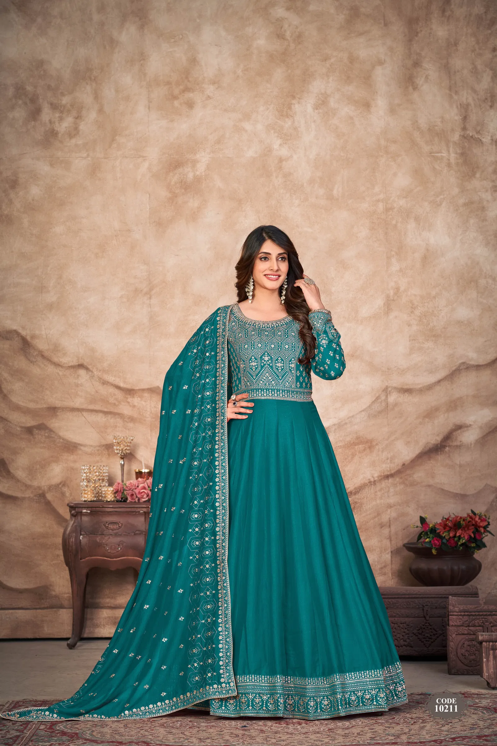 Anjubaa Vol 21 Heavy Anarkali Wedding Salwar Suit